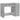Birou, gri beton, 102x50x75 cm, lemn compozit