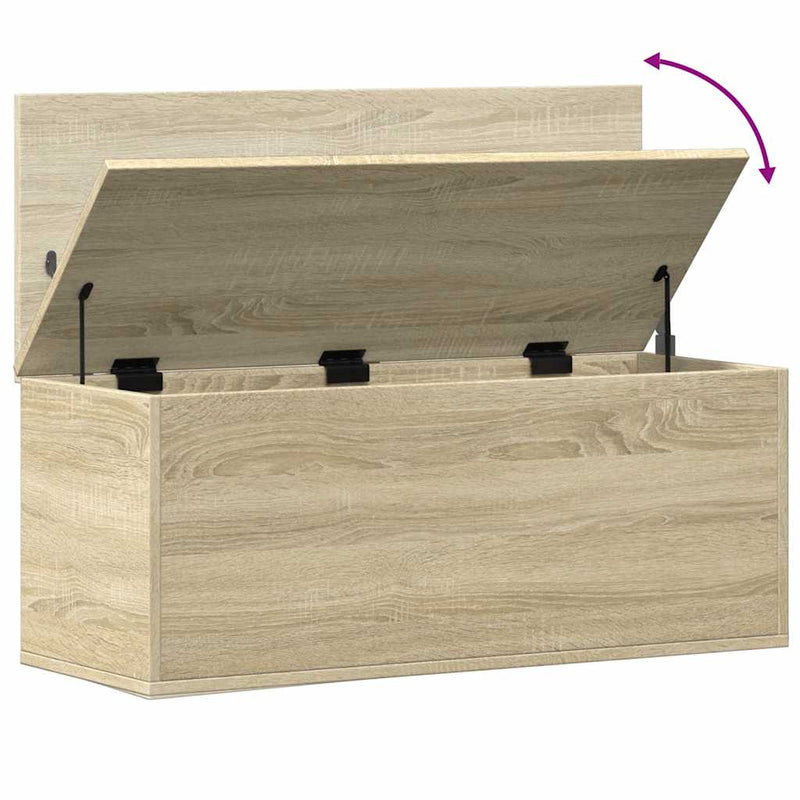 Cutie de depozitare, stejar sonoma, 90x35x35 cm, lemn prelucrat