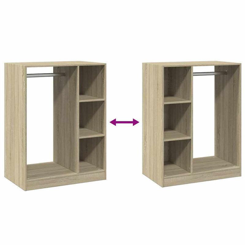 Dulap, stejar sonoma, 77x48x102 cm, lemn prelucrat