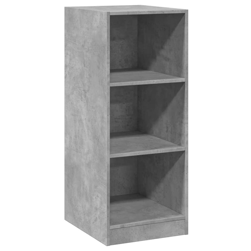 Dulap, gri beton, 48x41x102 cm, lemn prelucrat