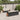 Set mobilier de grădină cu perne, 8 piese, negru, poliratan