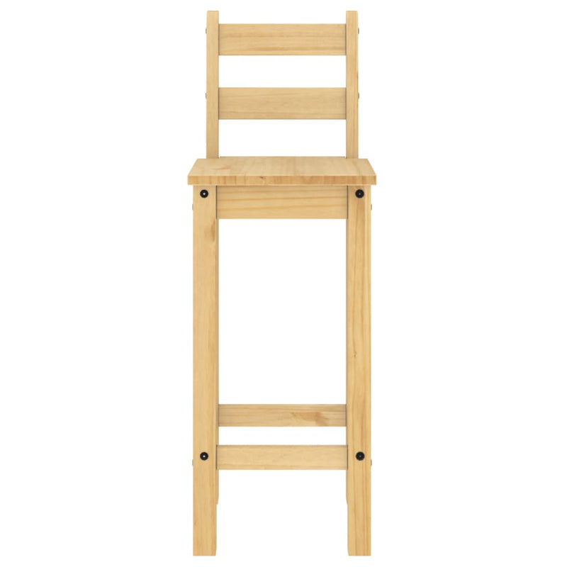 Set mobilier de bar, 3 piese, lemn masiv de pin