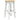 Set mobilier de bar, 3 piese, alb, lemn masiv de pin