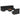 Set canapele de grădină cu perne, 10 piese, negru, poliratan