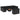 Set mobilier de grădină cu perne, 13 piese, negru, poliratan
