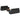 Set canapele de grădină cu perne, 7 piese, negru, poliratan