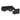 Set canapele de grădină cu perne, 10 piese, negru, poliratan