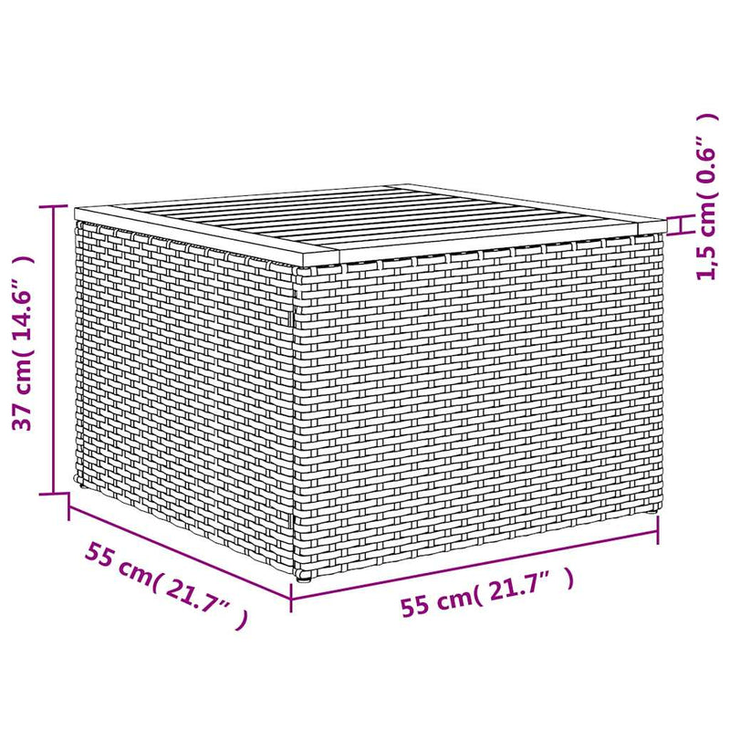 Set mobilier de grădină cu perne, 6 piese, negru, poliratan