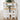 Set mobilier de bar, 5 piese, alb, lemn masiv de pin