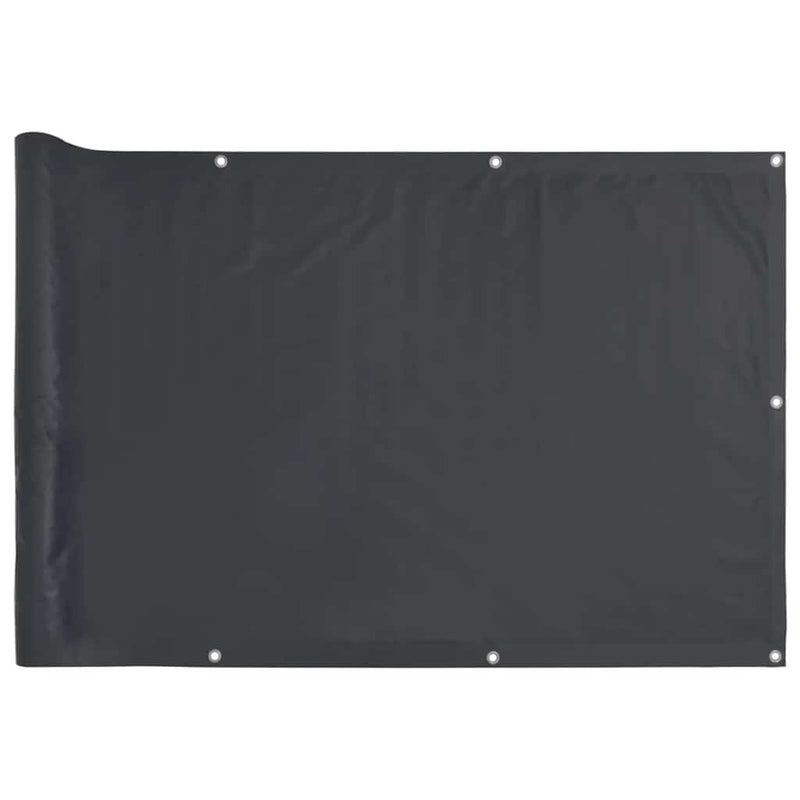 Paravan de balcon, antracit, 300x120 cm, PVC