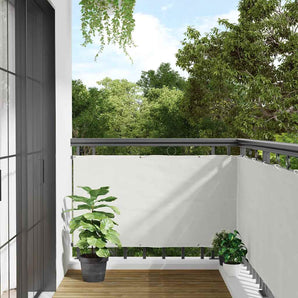 Paravan de balcon, alb, 700x120 cm, PVC