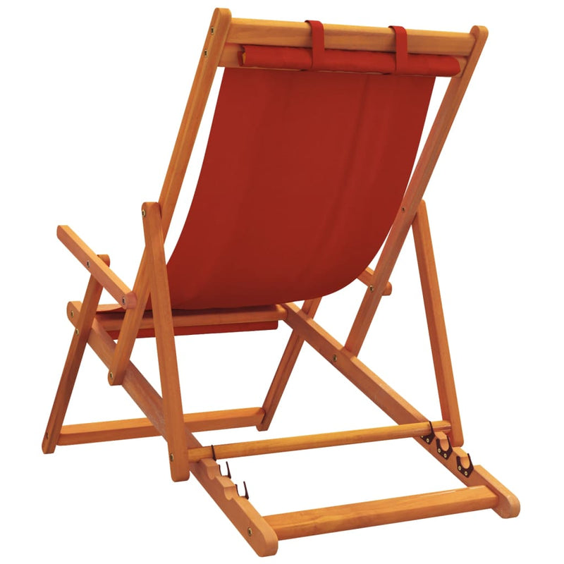 Scaune pliante 2 buc. Material textil roșu