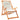 Scaune pliante 2 buc. Material crem