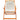 Scaune pliante 2 buc. Material crem