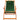 Scaune pliante 2 buc. Material textil verde