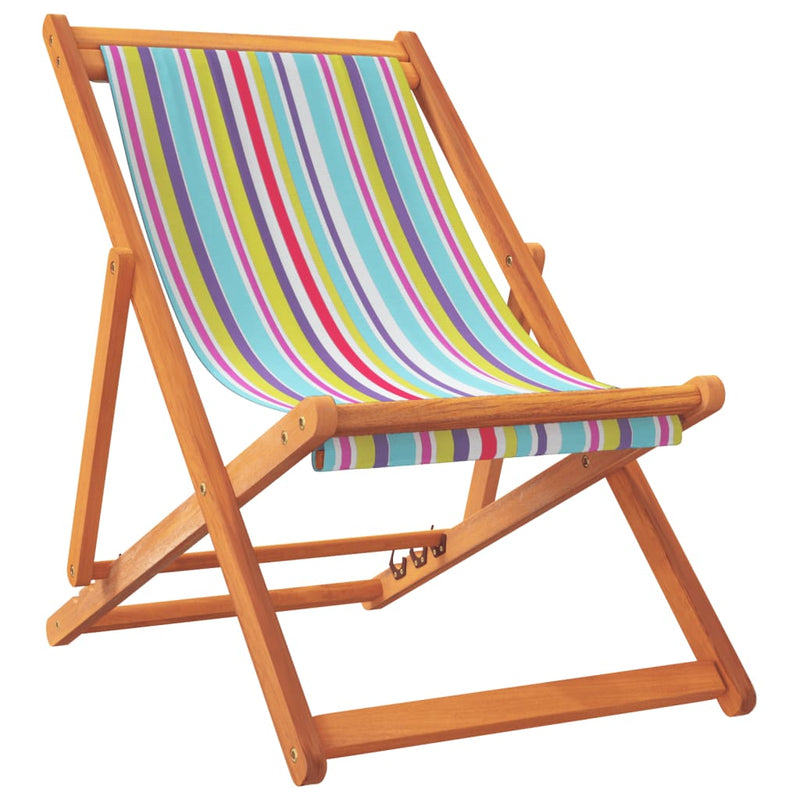 Scaune pliante 2 buc. Material textil multicolor