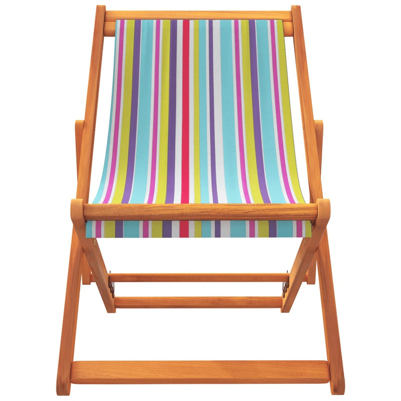 Scaune pliante 2 buc. Material textil multicolor
