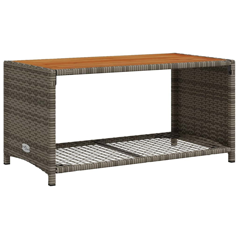 Set canapea de grădină cu perne, 4 piese, gri, poliratan