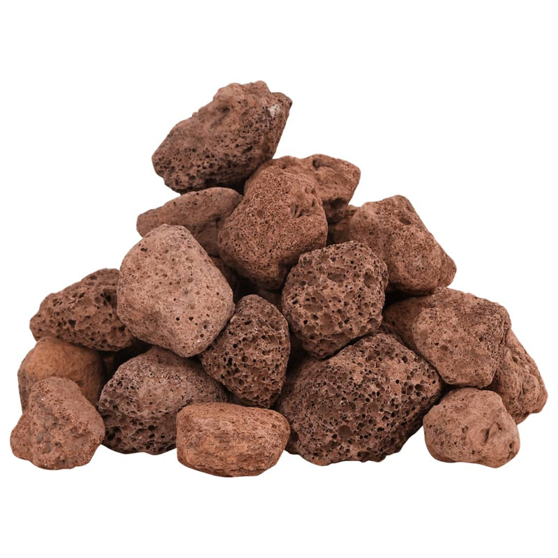 Roci vulcanice, 25 kg, roșu, 3-5 cm