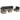 Set canapele de grădină cu perne, 9 piese gri deschis poliratan