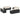 Set canapele de grădină, 12 piese, cu perne, negru, poliratan