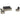 Set canapele de grădină cu perne, 5 piese gri deschis poliratan