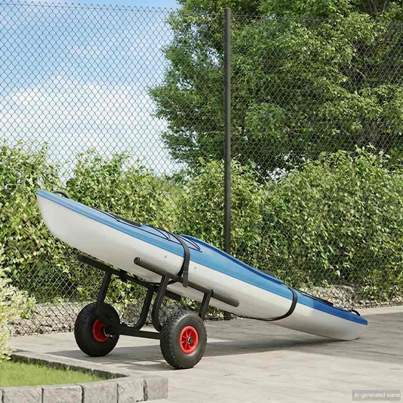 Cărucior pentru caiac, 90 kg, aluminiu