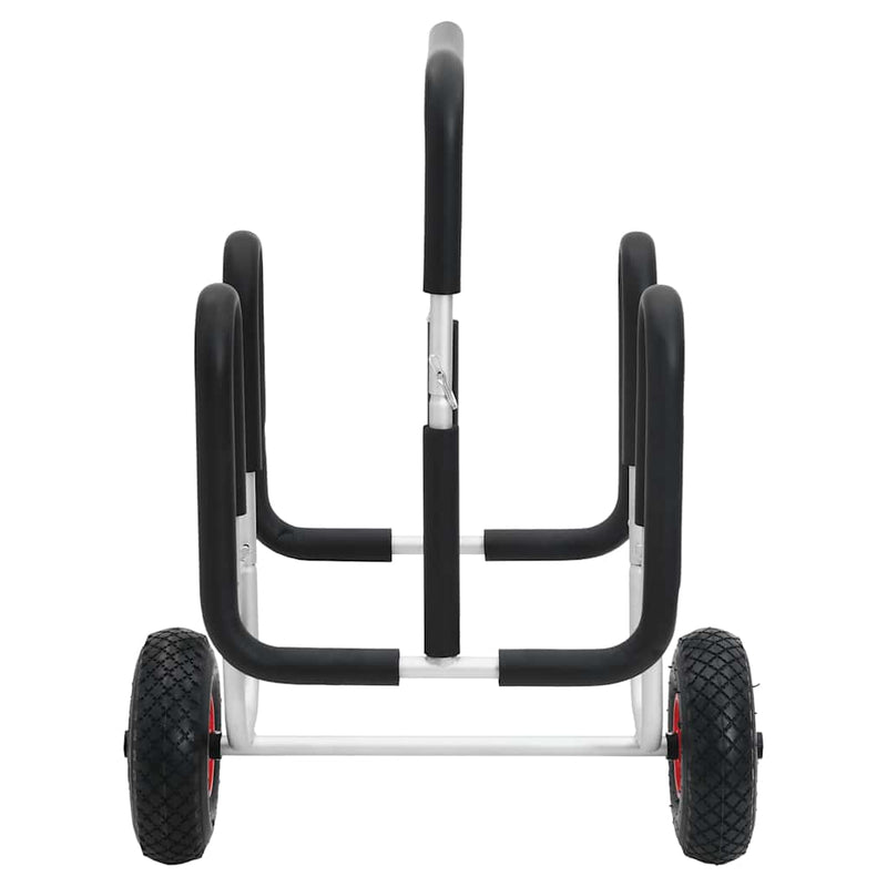 Cărucior de SUP pentru 2 plăci de surf, 90 kg, aluminiu
