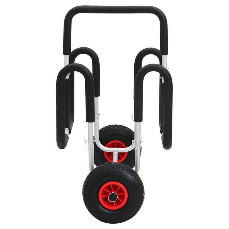 Cărucior de SUP pentru 2 plăci de surf, 90 kg, aluminiu