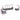 Set canapele de grădină cu 6 piese și perne, gri, poliratan