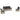 Set canapele de grădină cu perne, 5 piese gri deschis poliratan