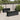 Set mobilier de grădină cu perne, 8 piese, negru, poliratan