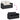 Set mobilier de grădină cu perne, 8 piese, negru, poliratan