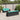 Set mobilier de grădină cu perne, 8 piese, negru, poliratan