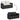 Set mobilier de grădină cu perne, 9 piese, negru, poliratan