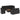 Set mobilier de grădină cu perne, 9 piese, negru, poliratan