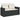Set mobilier de grădină cu perne, 14 piese, negru, poliratan