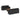 Set canapele de grădină cu perne, 7 piese, negru, poliratan