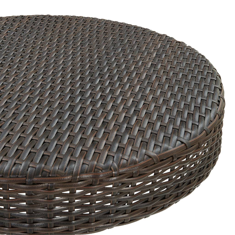 Set mobilier bar de grădină cu perne, 5 piese, maro, poliratan