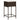 Set mobilier bar de grădină cu perne, 5 piese, maro, poliratan