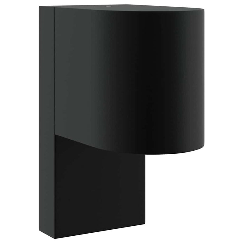 Lumină de perete pentru exterior 2 buc. Negru 12 x 7 x 15 cm