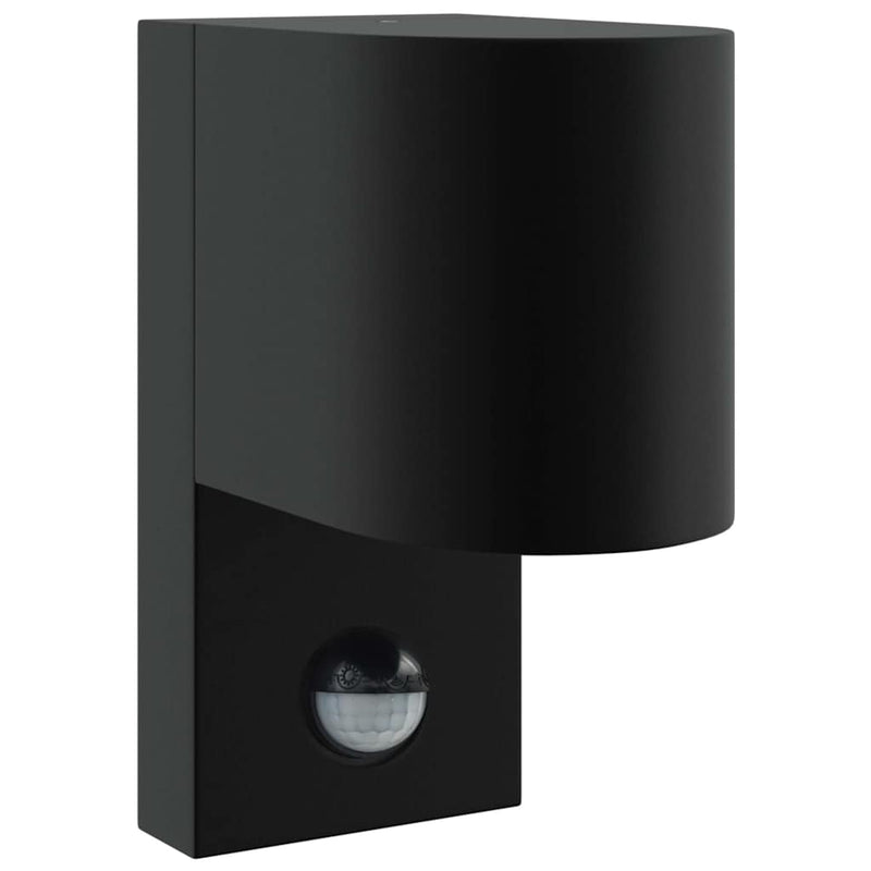 Lumină de perete pentru exterior 2 buc. Negru 12 x 7 x 15 cm