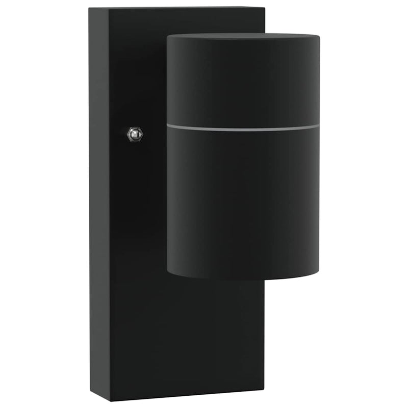 Lumină de perete pentru exterior 2 buc. Negru