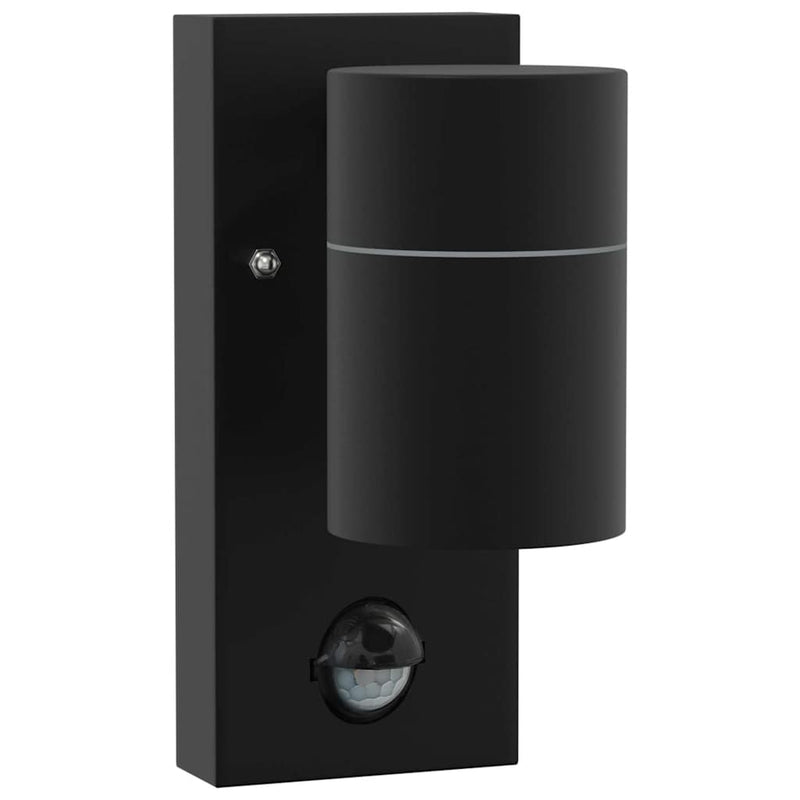 Lumină de perete pentru exterior 2 buc. Negru