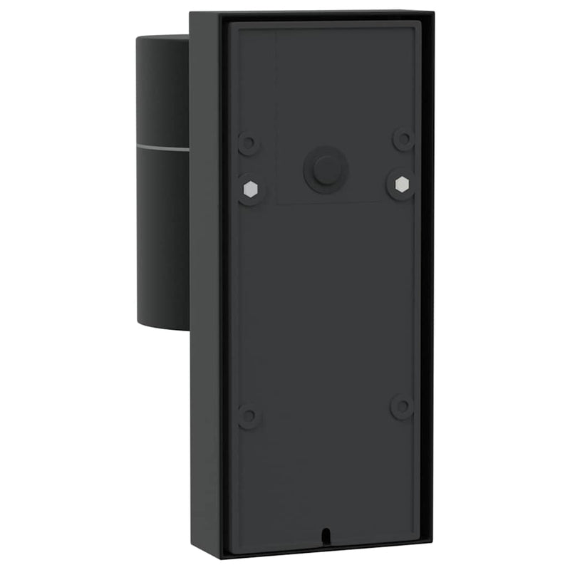 Lumină de perete pentru exterior 2 buc. Negru