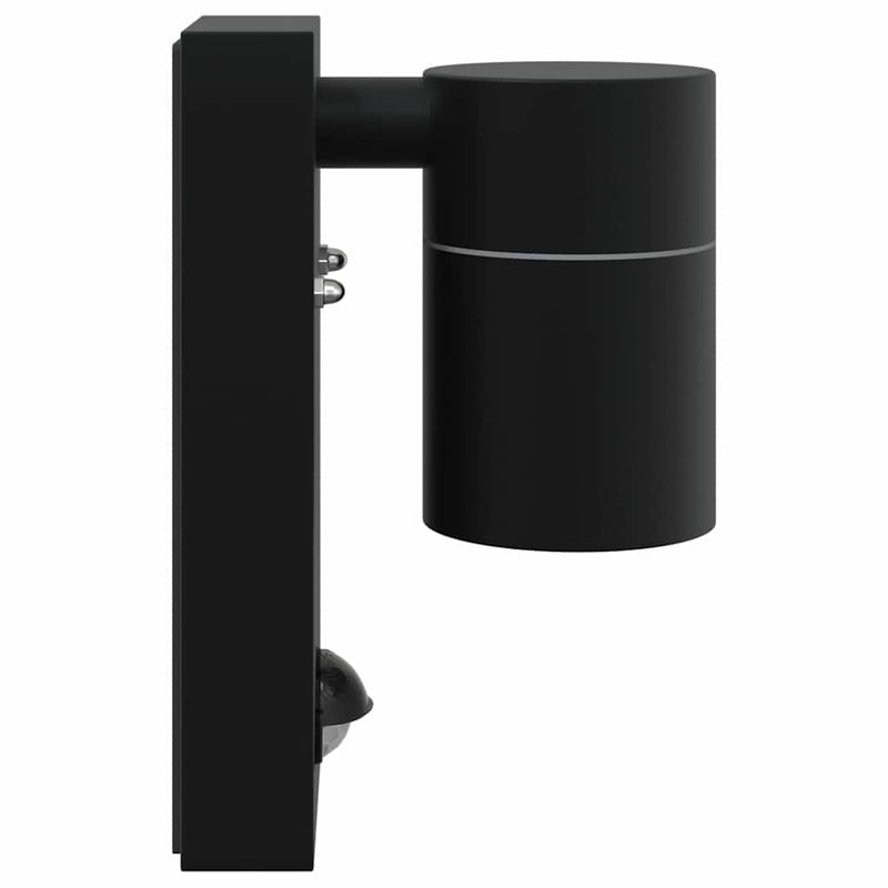 Lumină de perete pentru exterior 2 buc. Negru