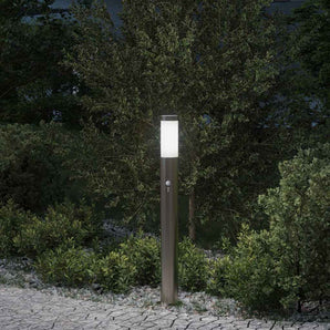 Stâlp luminos cu senzor, 80 cm, oțel inoxidabil, IP44