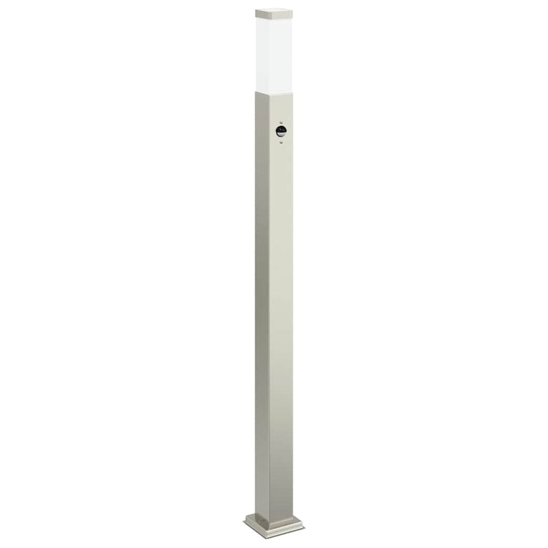 Stâlp luminos cu senzor 110 cm oțel inoxidabil IP44