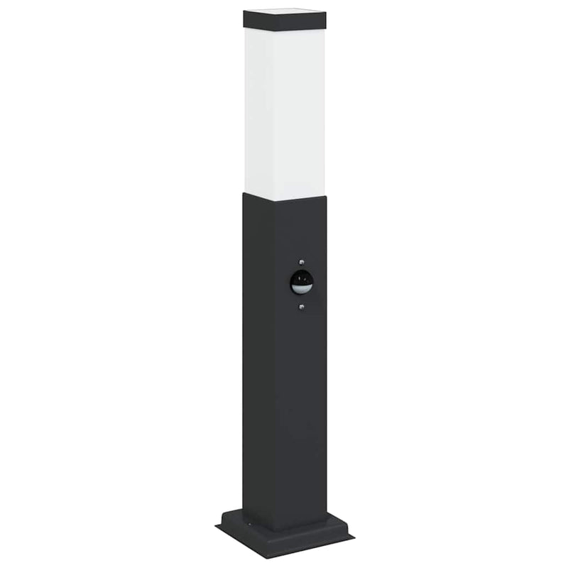 Stâlp luminos cu senzor 50 cm negru IP44
