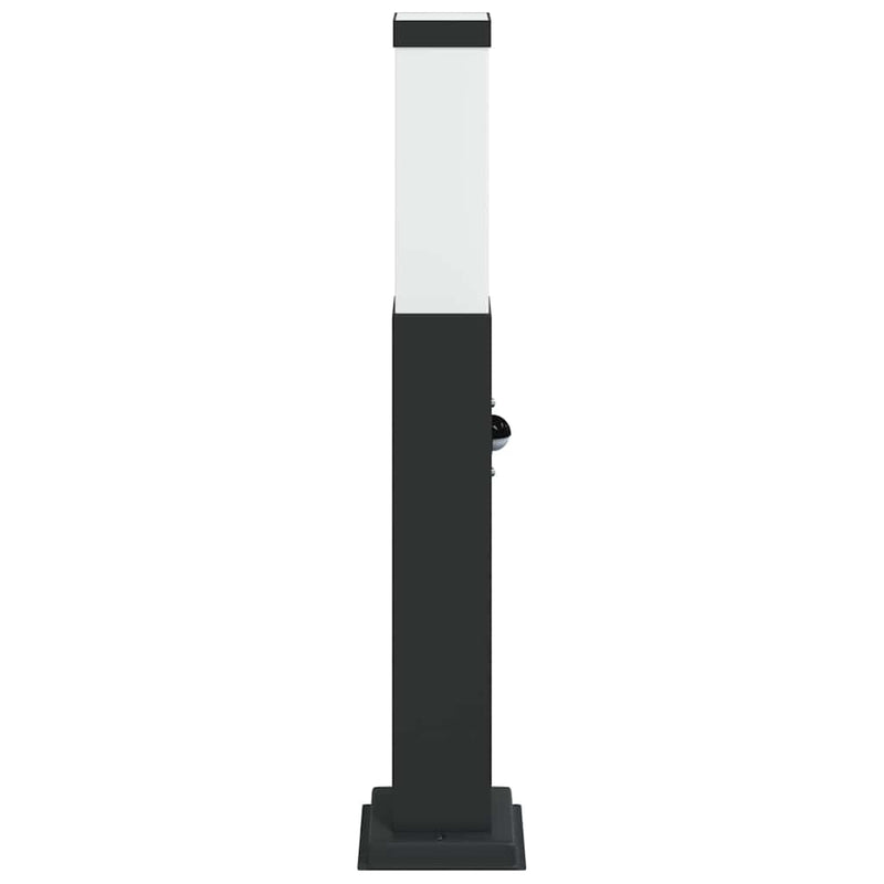 Stâlp luminos cu senzor 50 cm negru IP44